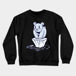 global warming environment POLAR BEAR  Crewneck Sweatshirt